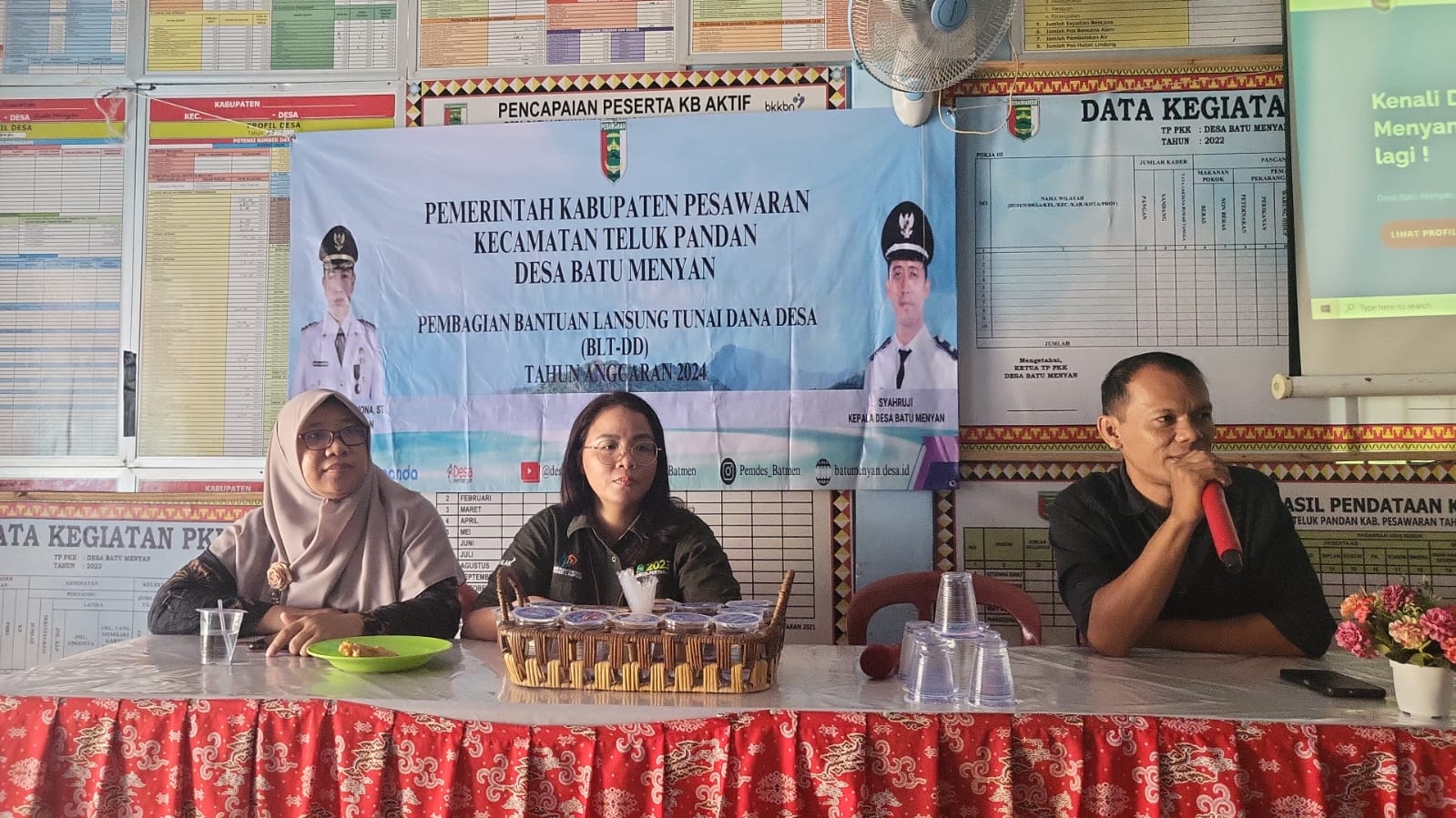 Jelang Lomba Desa Cantik BPS Kabupaten Pesawaran Lakukan Pembinaan