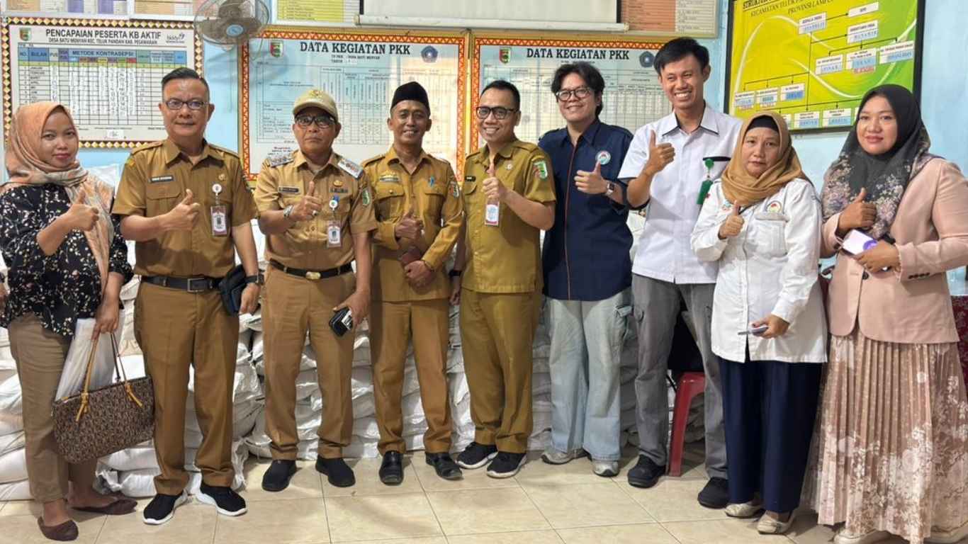 Pemerintah Kecamatan Teluk Pandan Laksanakan Monev Dana Desa Tahap I di Desa Batu Menyan
