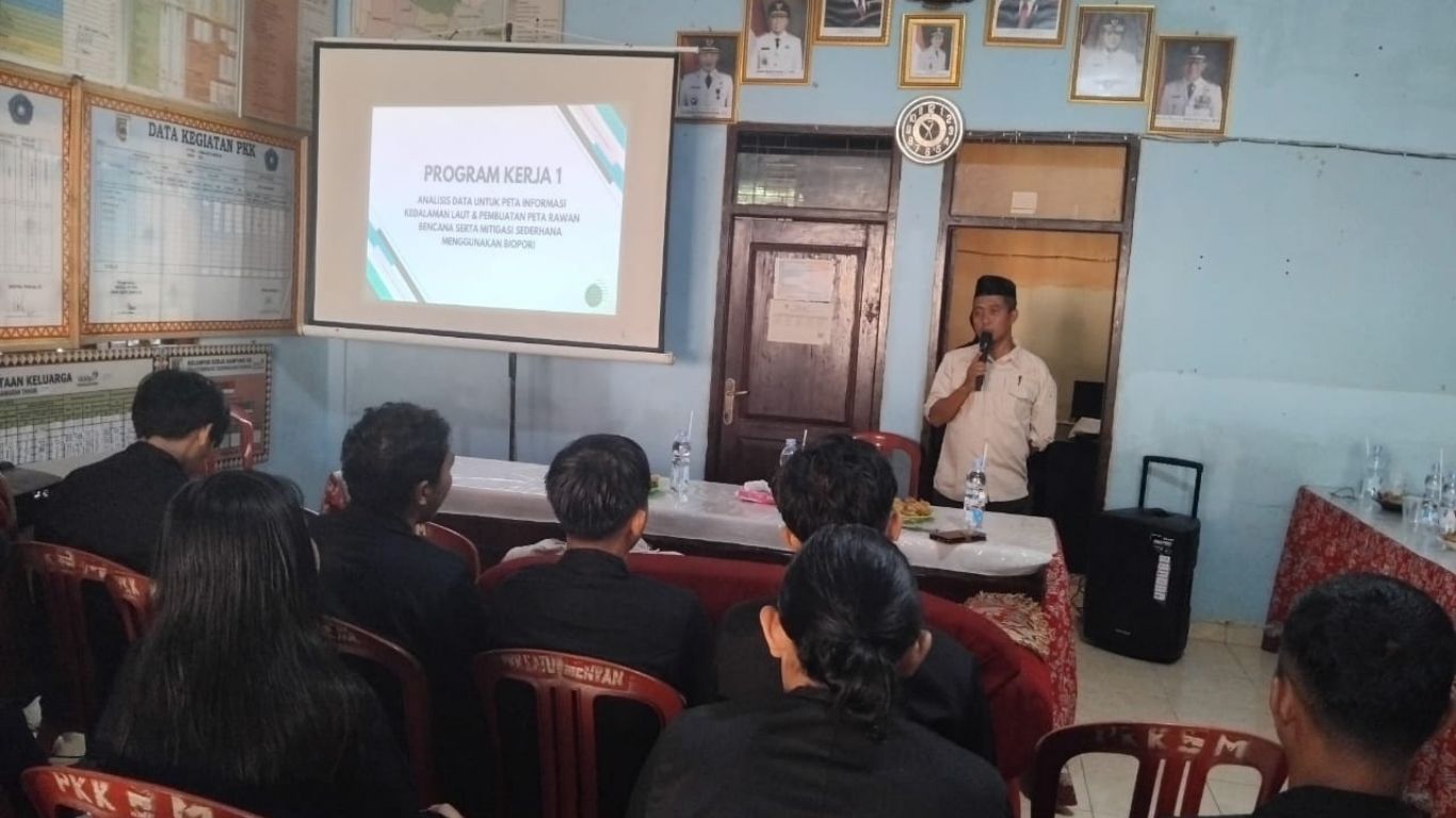 Kolaborasi Desa dan Kampus, Batu Menyan Lepas Mahasiswa KKN ITERA