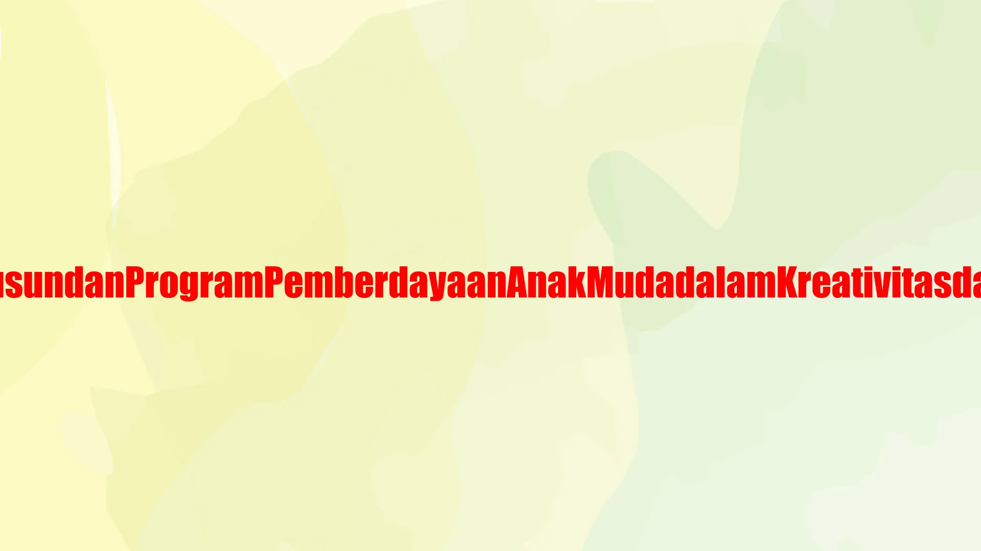 Kepala Dusun dan Program Pemberdayaan Anak Muda dalam Kreativitas dan Inovasi