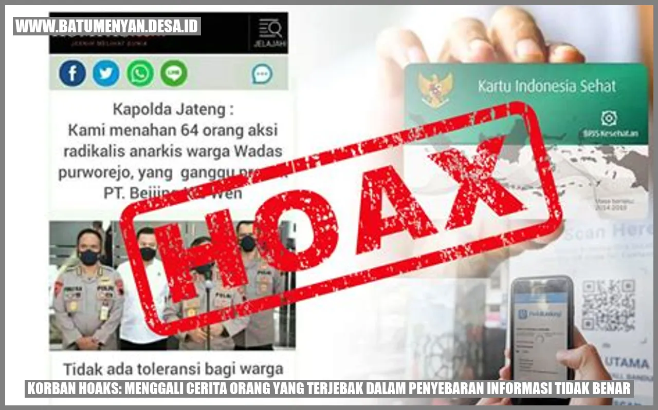 Korban Hoaks: Menggali Cerita Orang yang Terjebak dalam Penyebaran Informasi Tidak Benar