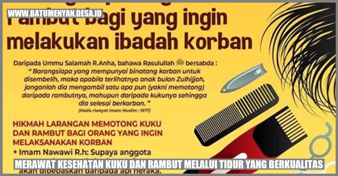 Merawat Kesehatan Kuku dan Rambut melalui Tidur yang Berkualitas