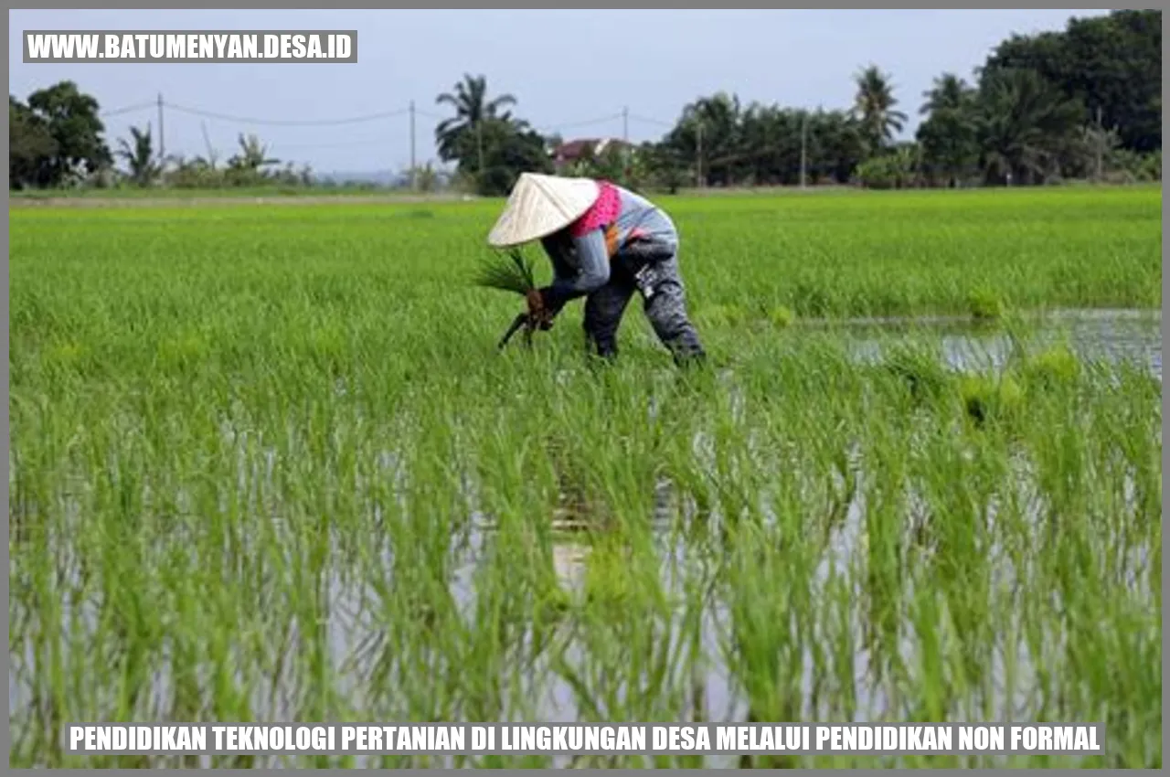 Pendidikan Teknologi Pertanian di Lingkungan Desa Melalui Pendidikan Non Formal