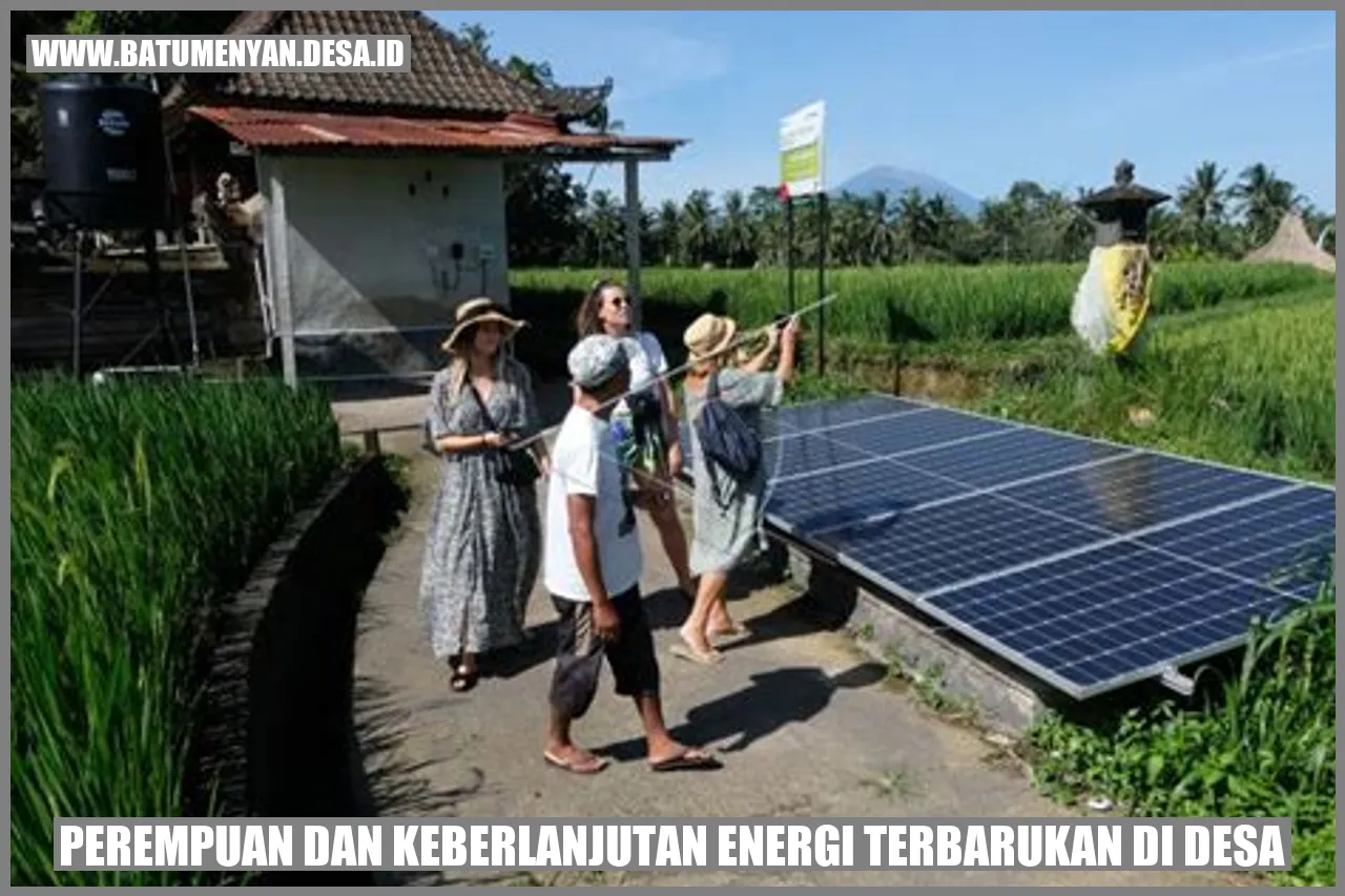 Perempuan dan Keberlanjutan Energi Terbarukan di Desa