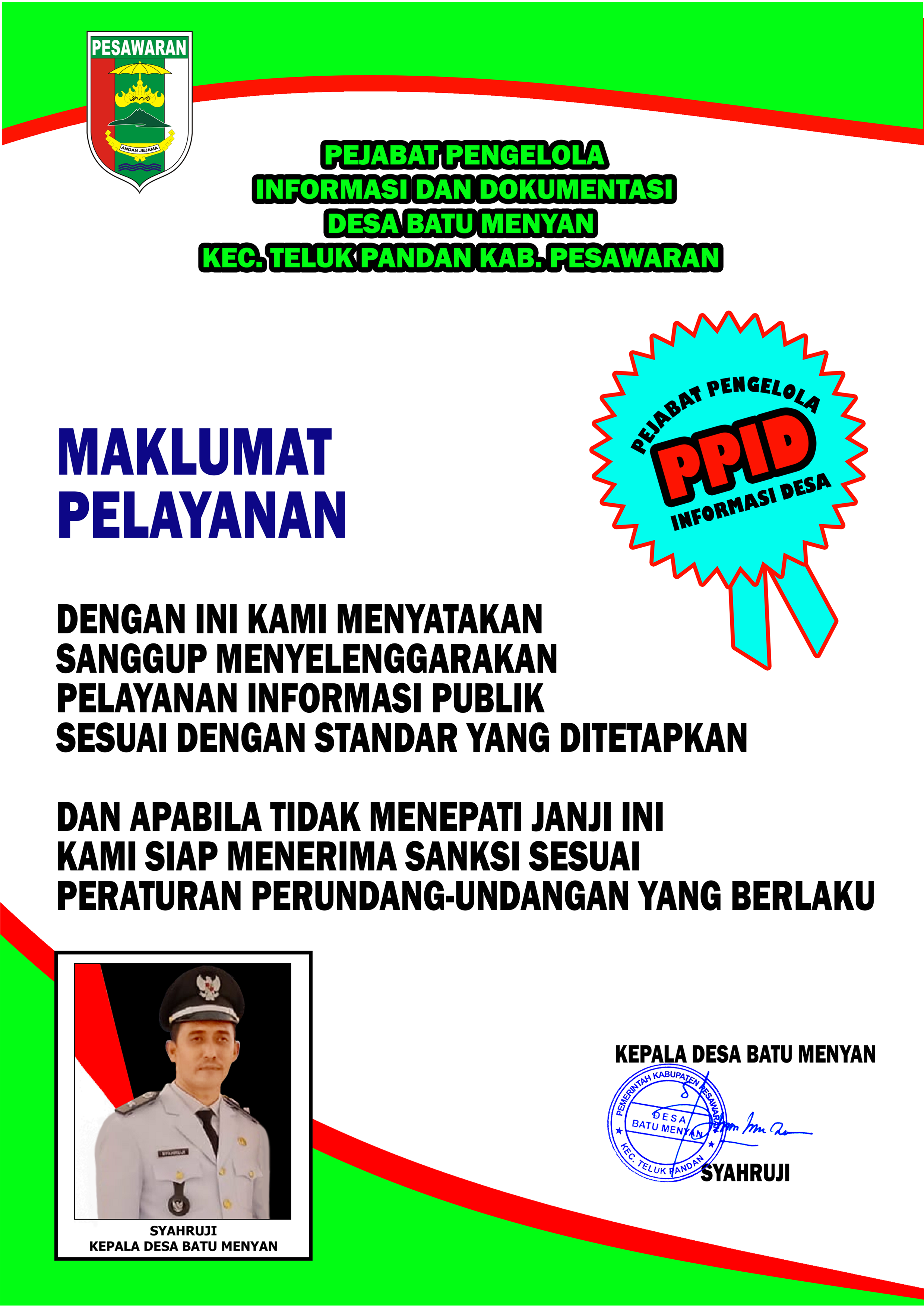 Maklumat Pelayanan