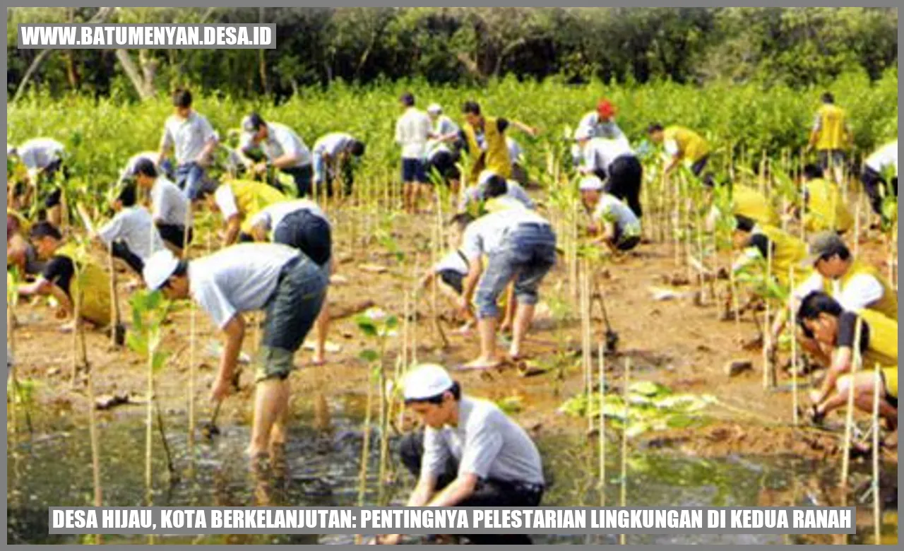 Desa Hijau, Kota Berkelanjutan