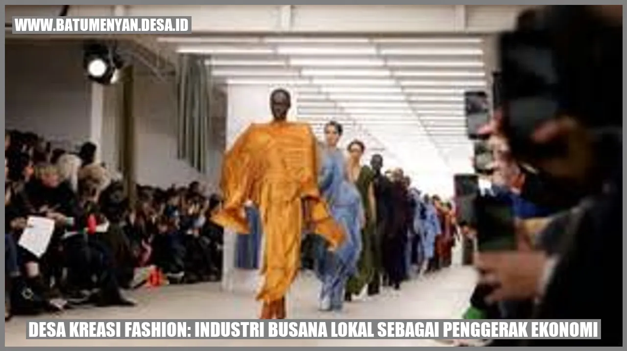 Desa Kreasi Fashion: Industri Busana Lokal sebagai Penggerak Ekonomi