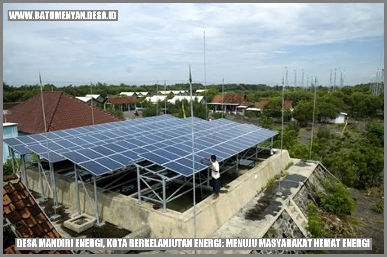 Desa Mandiri Energi, Kota Berkelanjutan Energi