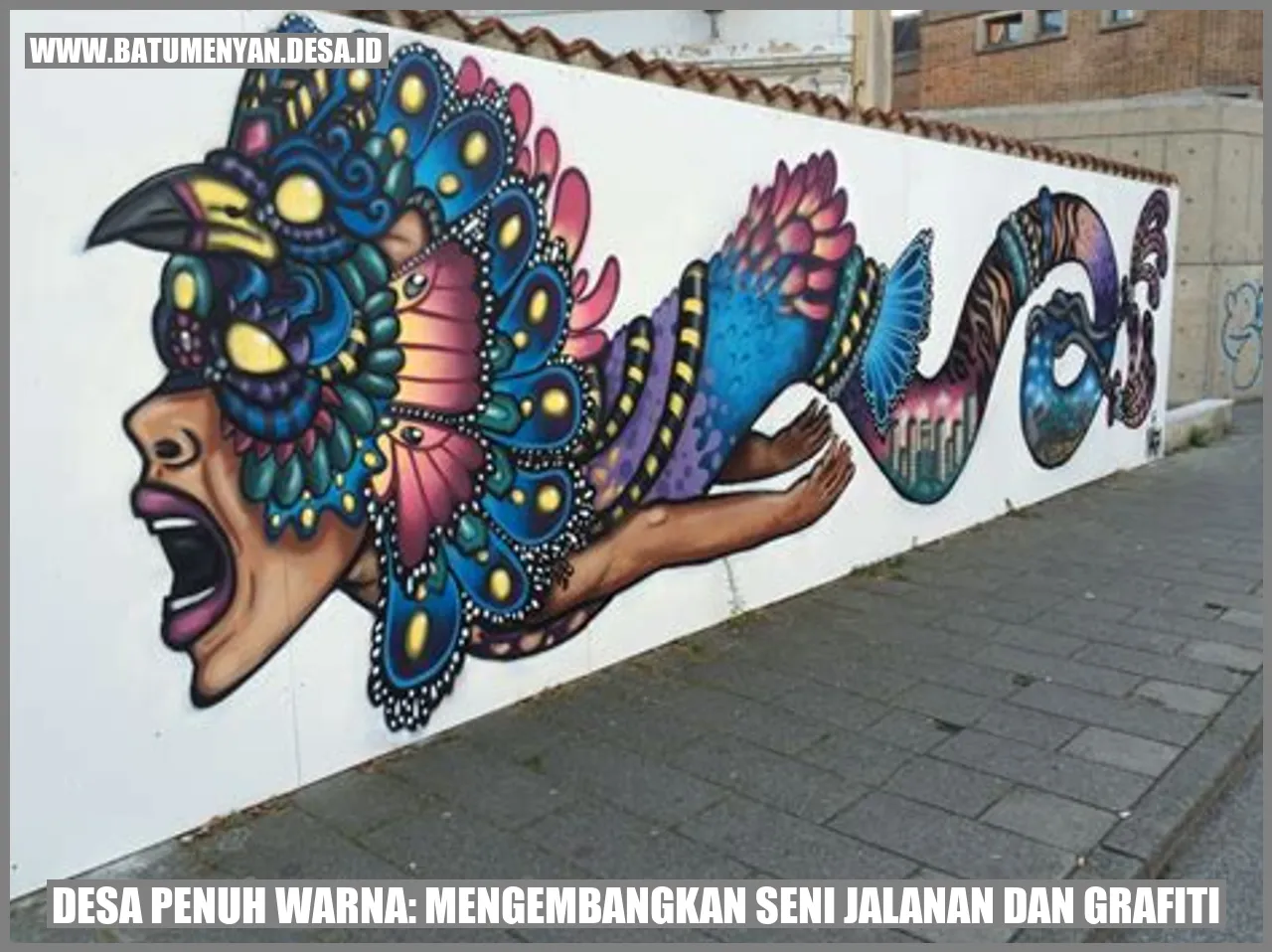 Desa Penuh Warna: Mengembangkan Seni Jalanan dan Grafiti