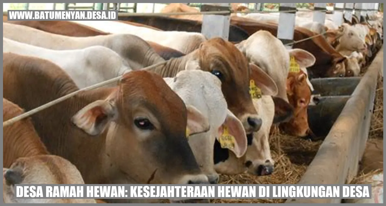 Desa Ramah Hewan: Kesejahteraan Hewan di Lingkungan Desa