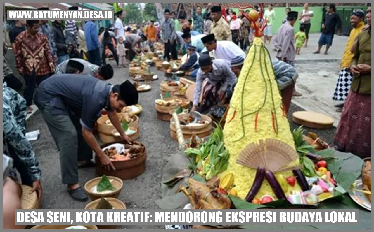 Desa Seni, Kota Kreatif: Mendorong Ekspresi Budaya Lokal