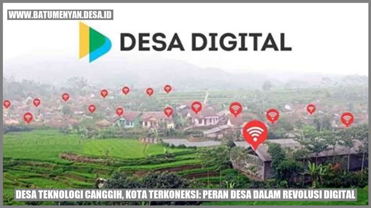 Desa Teknologi Canggih, Kota Terkoneksi