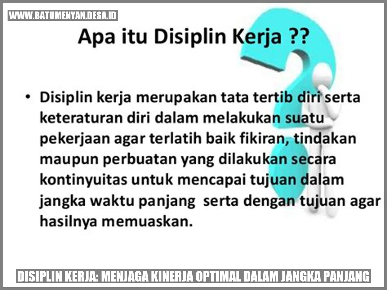 Disiplin Kerja: Menjaga Kinerja Optimal dalam Jangka Panjang