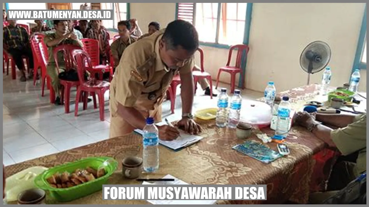 Forum musyawarah desa