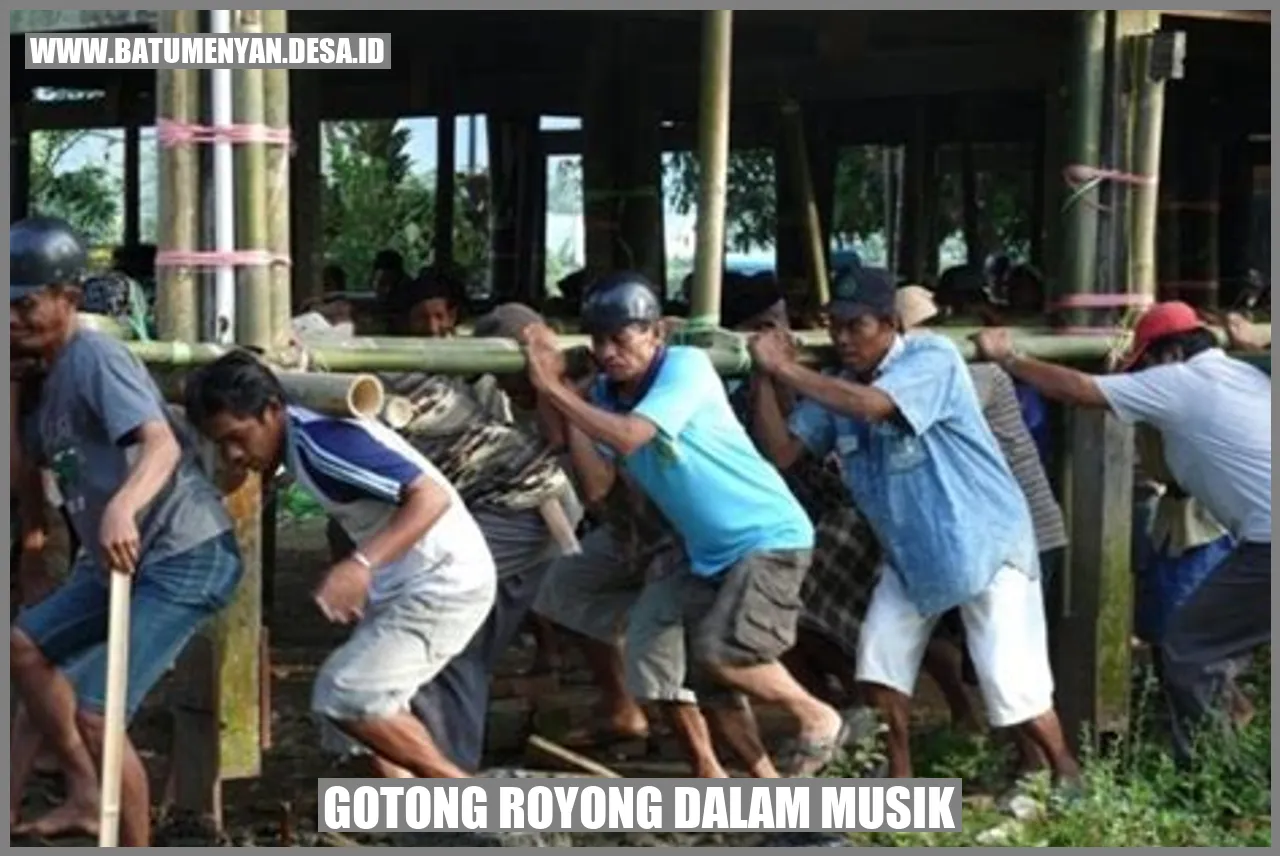 Gotong Royong dalam Musik