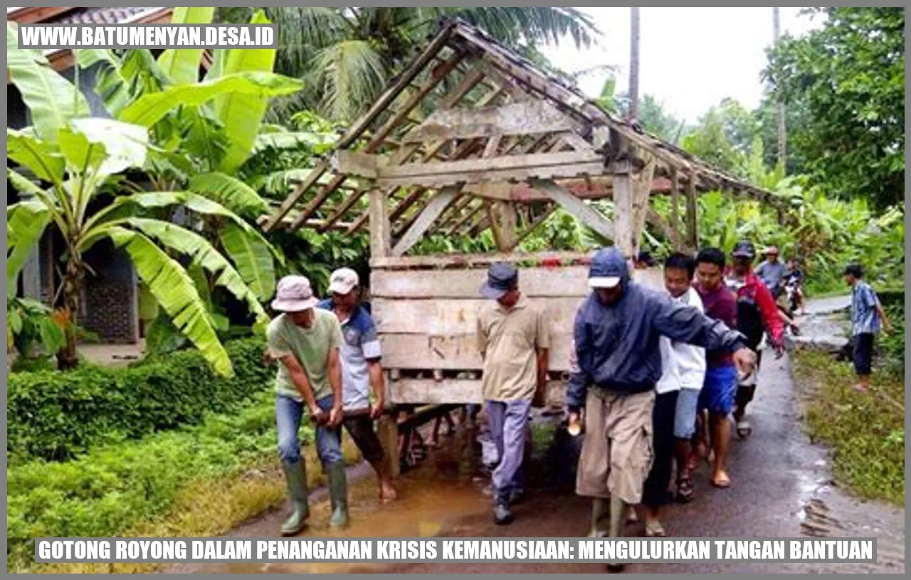 Gotong Royong dalam Penanganan Krisis Kemanusiaan: Mengulurkan Tangan Bantuan