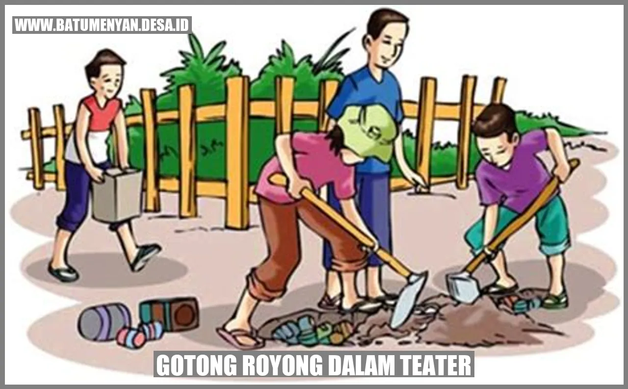 Gotong Royong dalam Teater