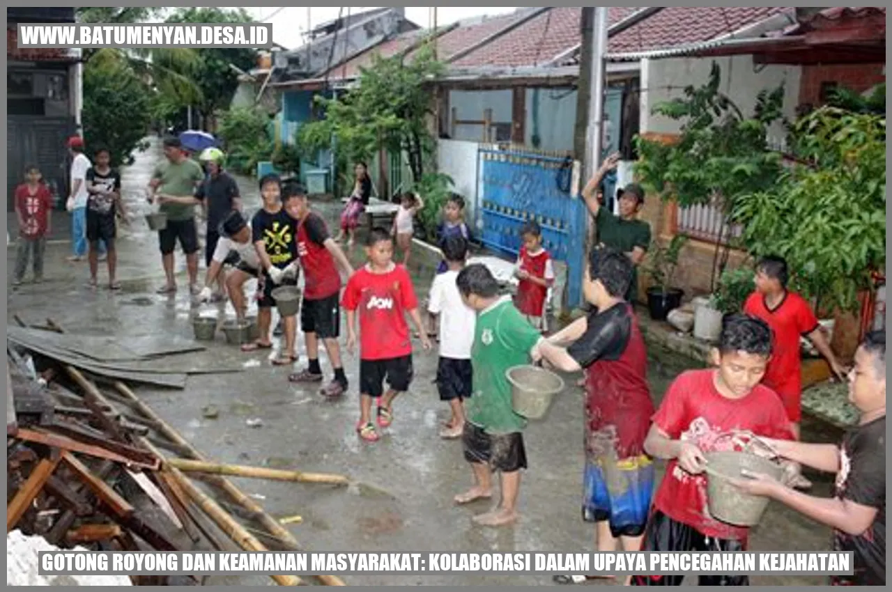 Gotong Royong dan Keamanan Masyarakat: Kolaborasi dalam Upaya Pencegahan Kejahatan