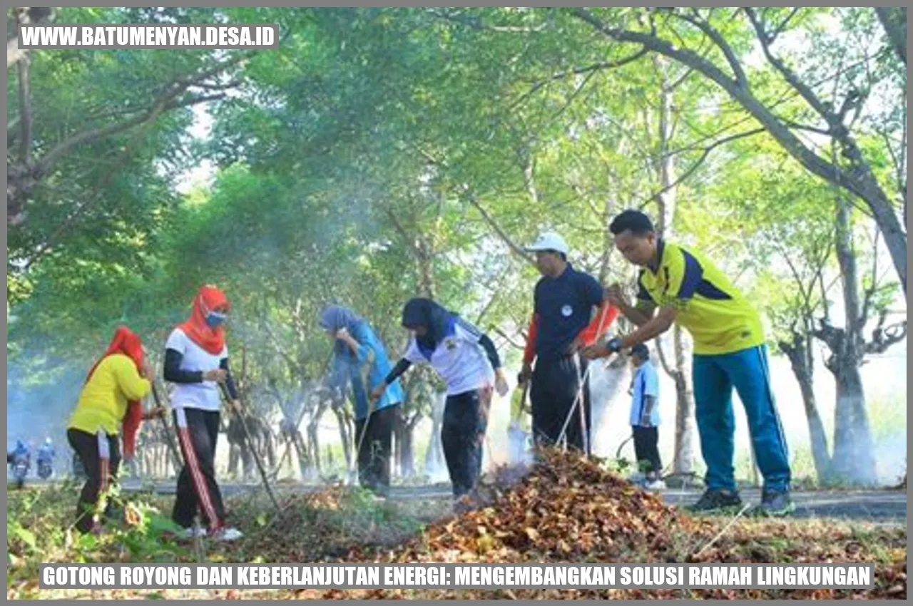 Gotong Royong dan Keberlanjutan Energi: Mengembangkan Solusi Ramah Lingkungan