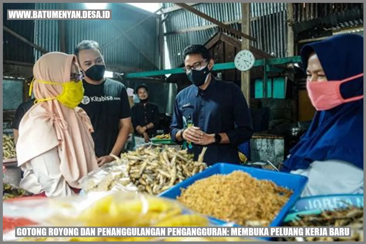 Gotong Royong dan Penanggulangan Pengangguran: Membuka Peluang Kerja Baru