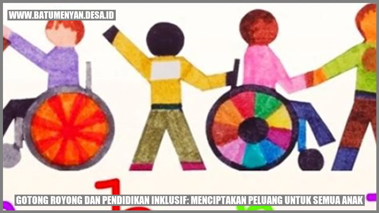 Gotong Royong dan Pendidikan Inklusif: Menciptakan Peluang untuk Semua Anak