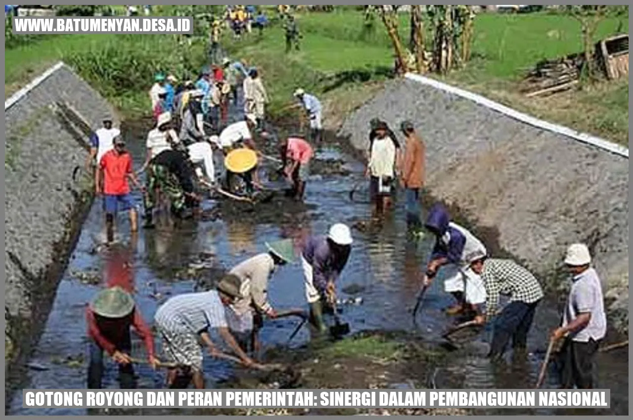 Gotong Royong dan Peran Pemerintah