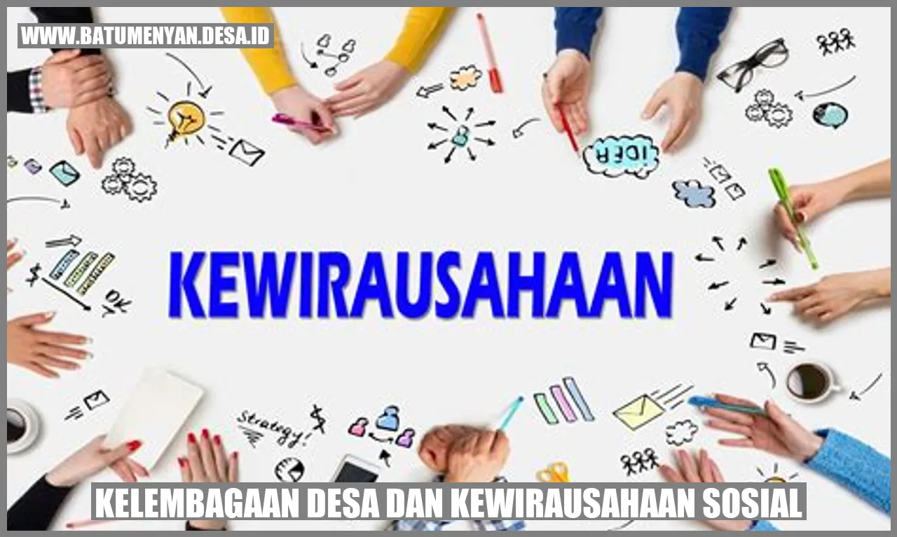 Kelembagaan Desa dan Kewirausahaan Sosial