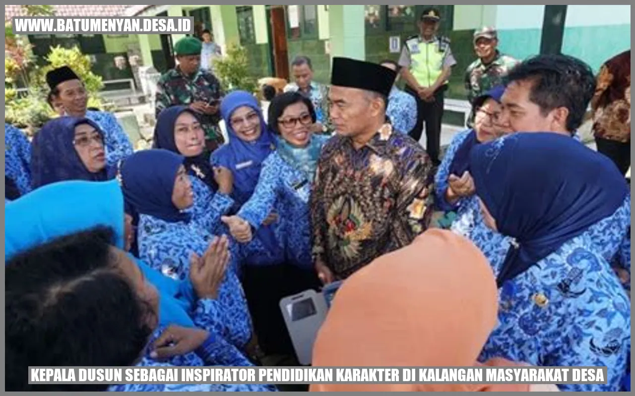 Kepala Dusun sebagai Inspirator Pendidikan Karakter di Kalangan Masyarakat Desa