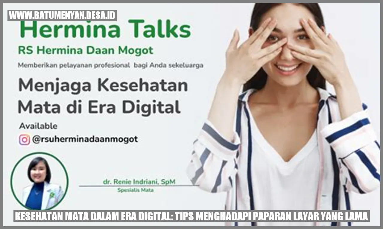 Kesehatan Mata dalam Era Digital: Tips Menghadapi Paparan Layar yang Lama