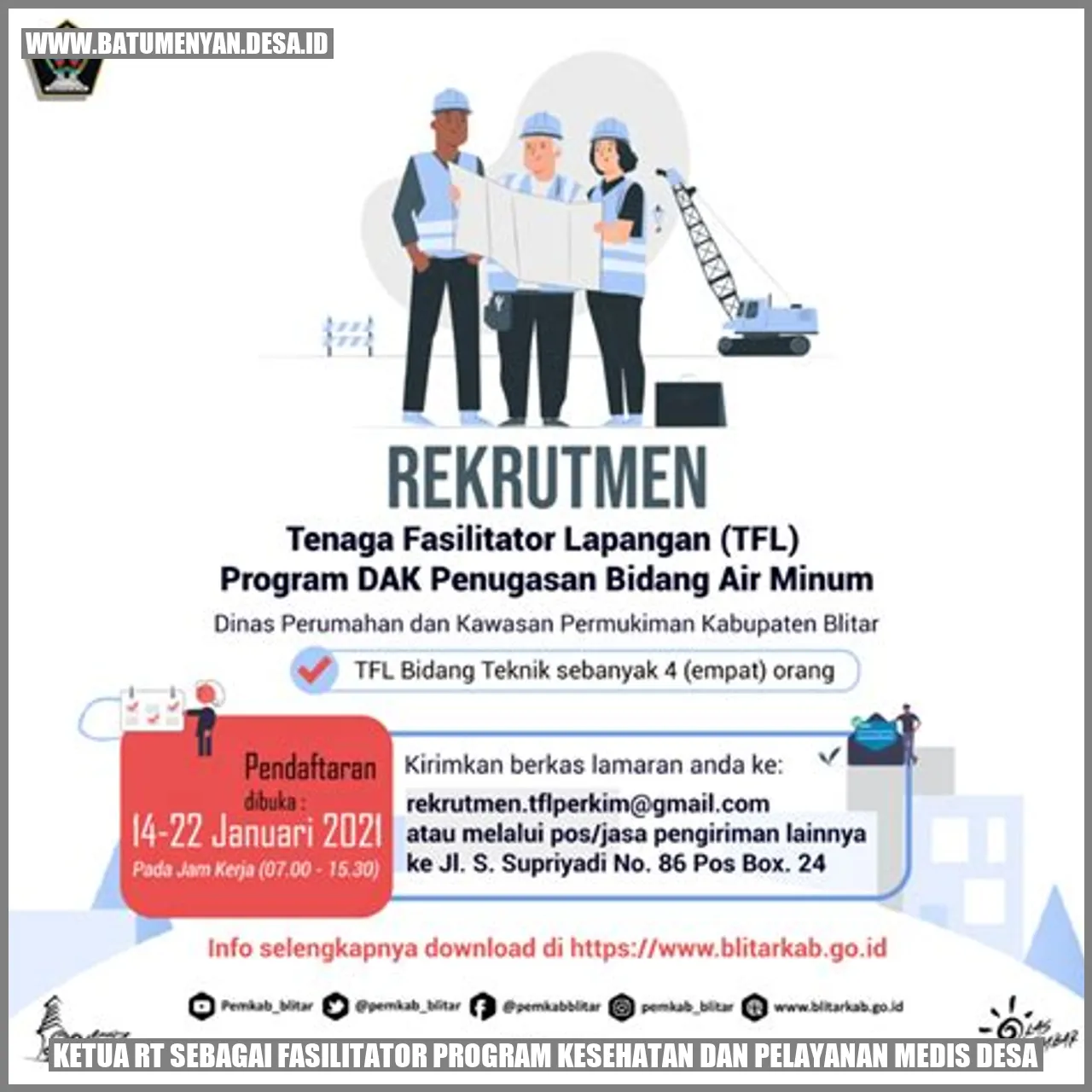 Ketua RT sebagai Fasilitator Program Kesehatan dan Pelayanan Medis Desa