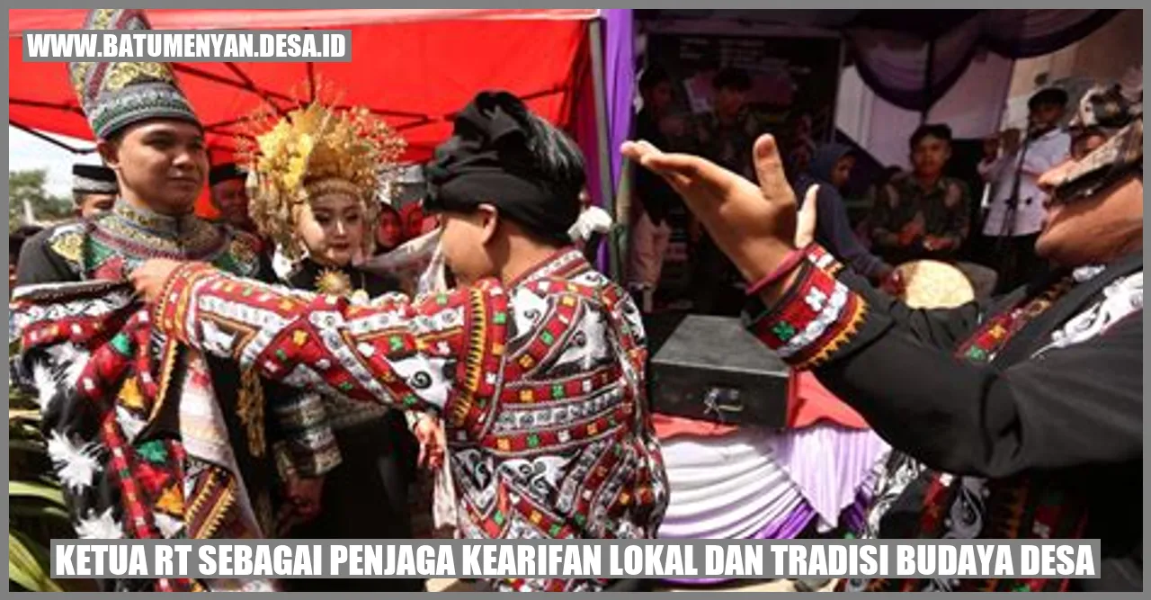 Ketua RT sebagai Penjaga Kearifan Lokal dan Tradisi Budaya Desa