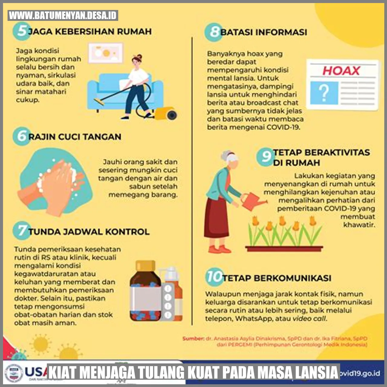 Kiat Menjaga Tulang Kuat pada Masa Lansia