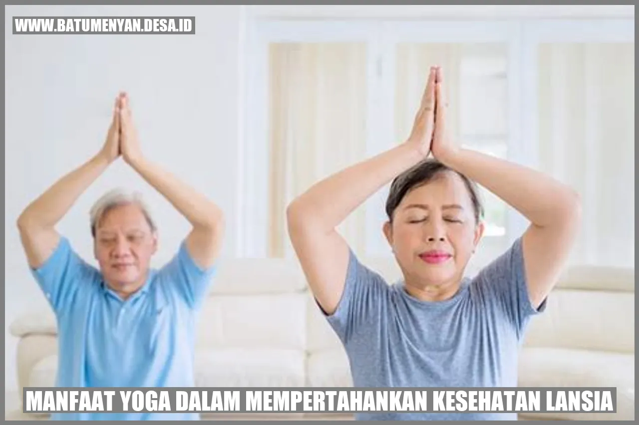 Manfaat Yoga dalam Mempertahankan Kesehatan Lansia