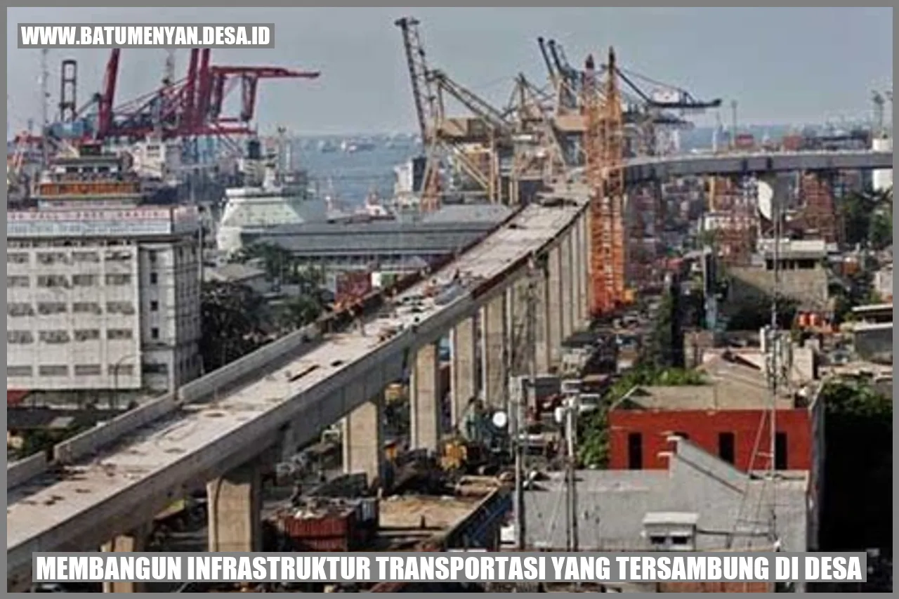 Gambar Infrastruktur Transportasi di Desa