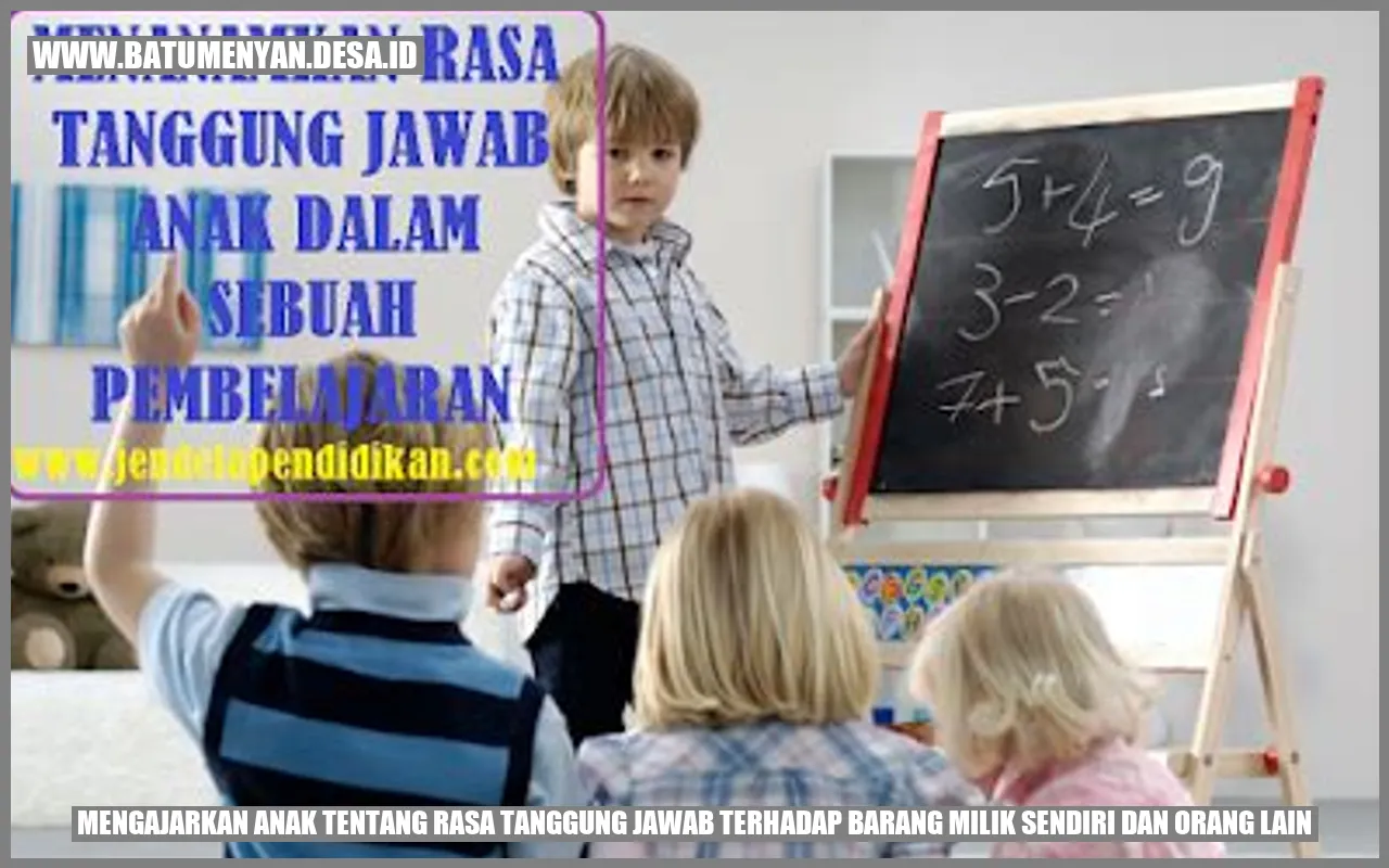 Anak bertanggung jawab