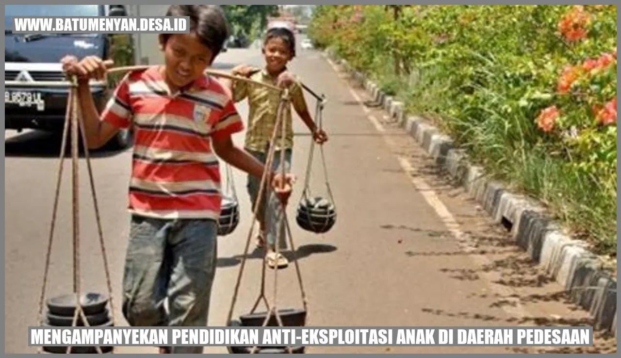 Mengampanyekan Pendidikan Anti-Eksploitasi Anak di Daerah Pedesaan