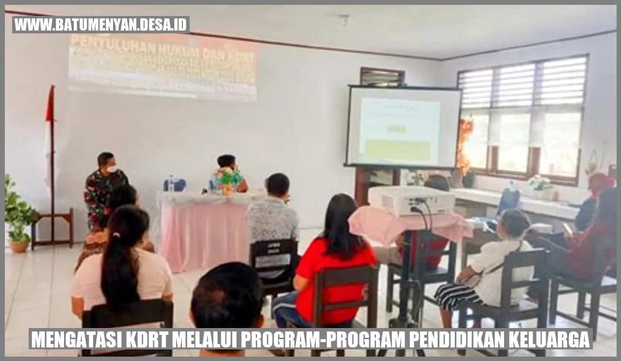 Mengatasi KDRT melalui Program-Program Pendidikan Keluarga