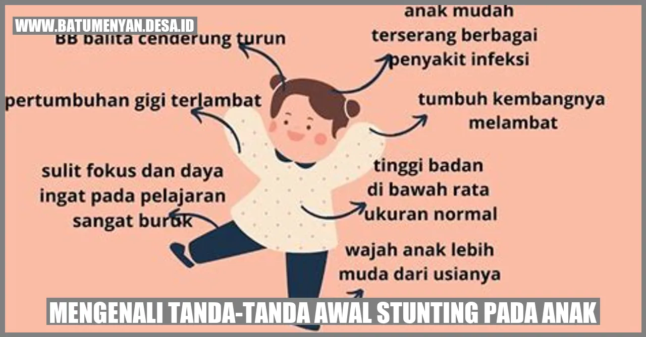 Tanda-Tanda Awal Stunting pada Anak