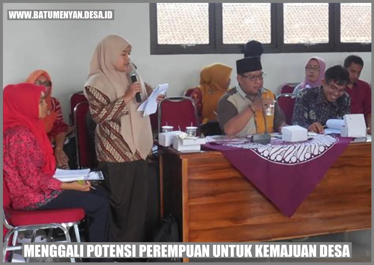 Menggali Potensi Perempuan untuk Kemajuan Desa