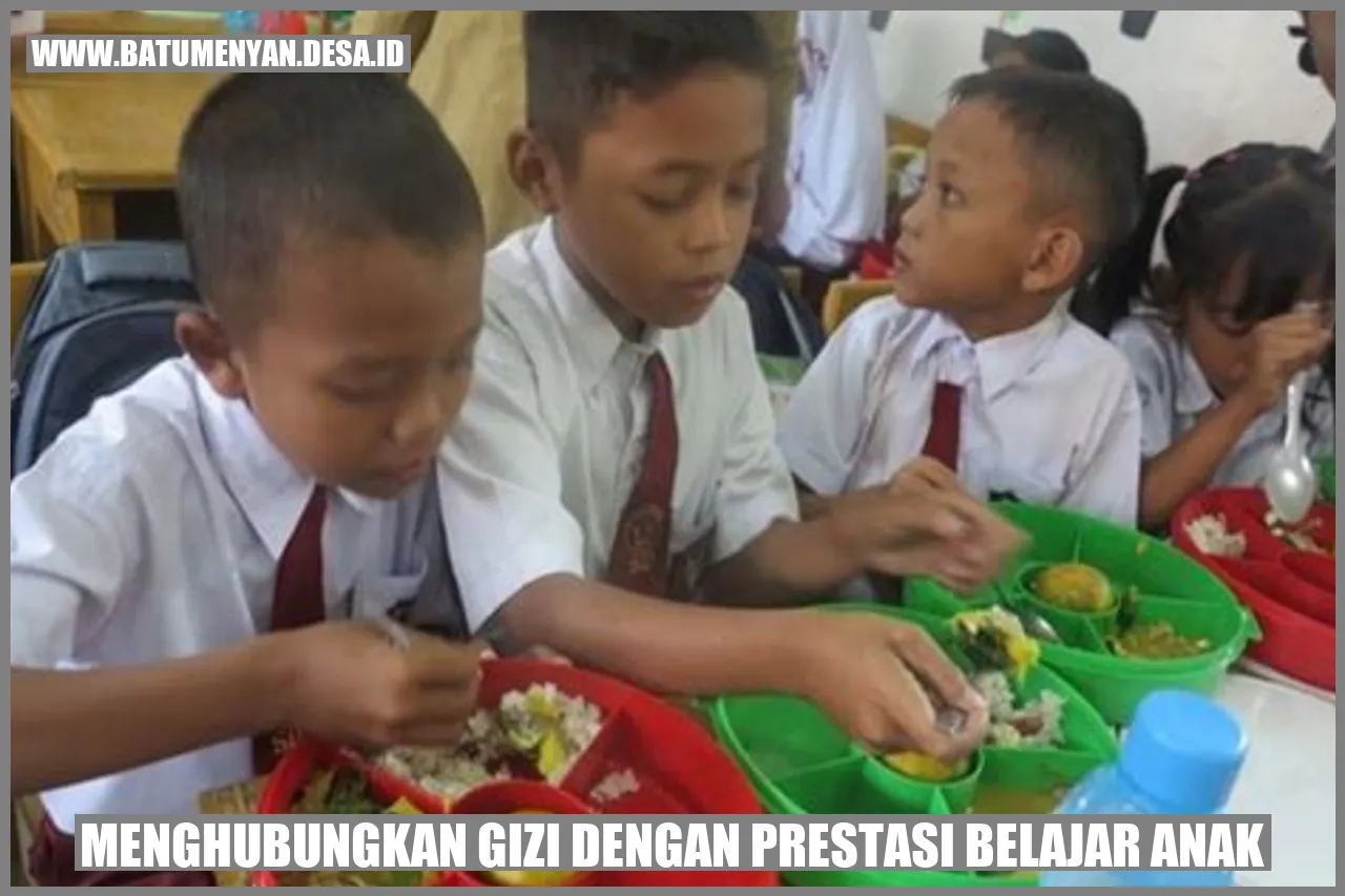 Menghubungkan Gizi dengan Prestasi Belajar Anak