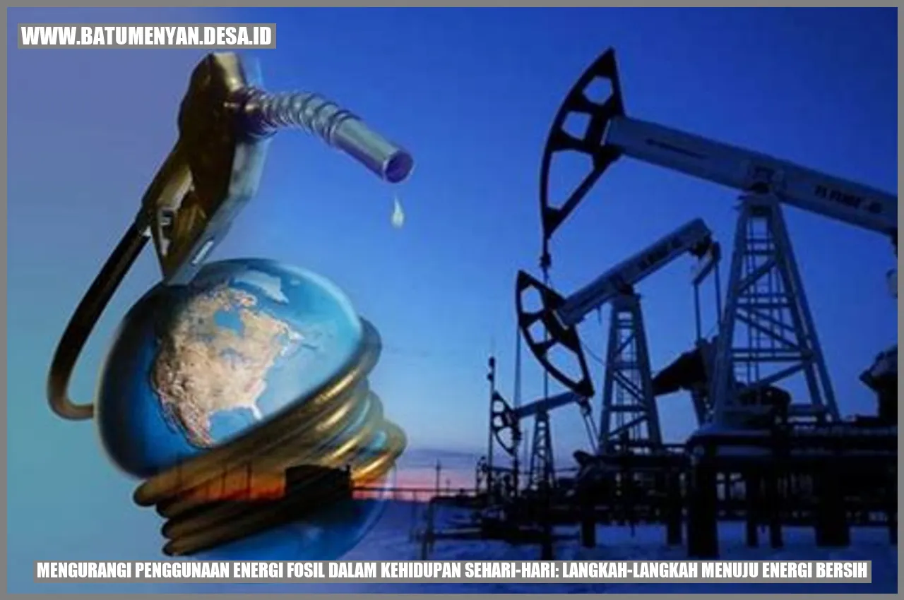 Mengurangi Penggunaan Energi Fosil dalam Kehidupan Sehari-hari: Langkah-Langkah Menuju Energi Bersih