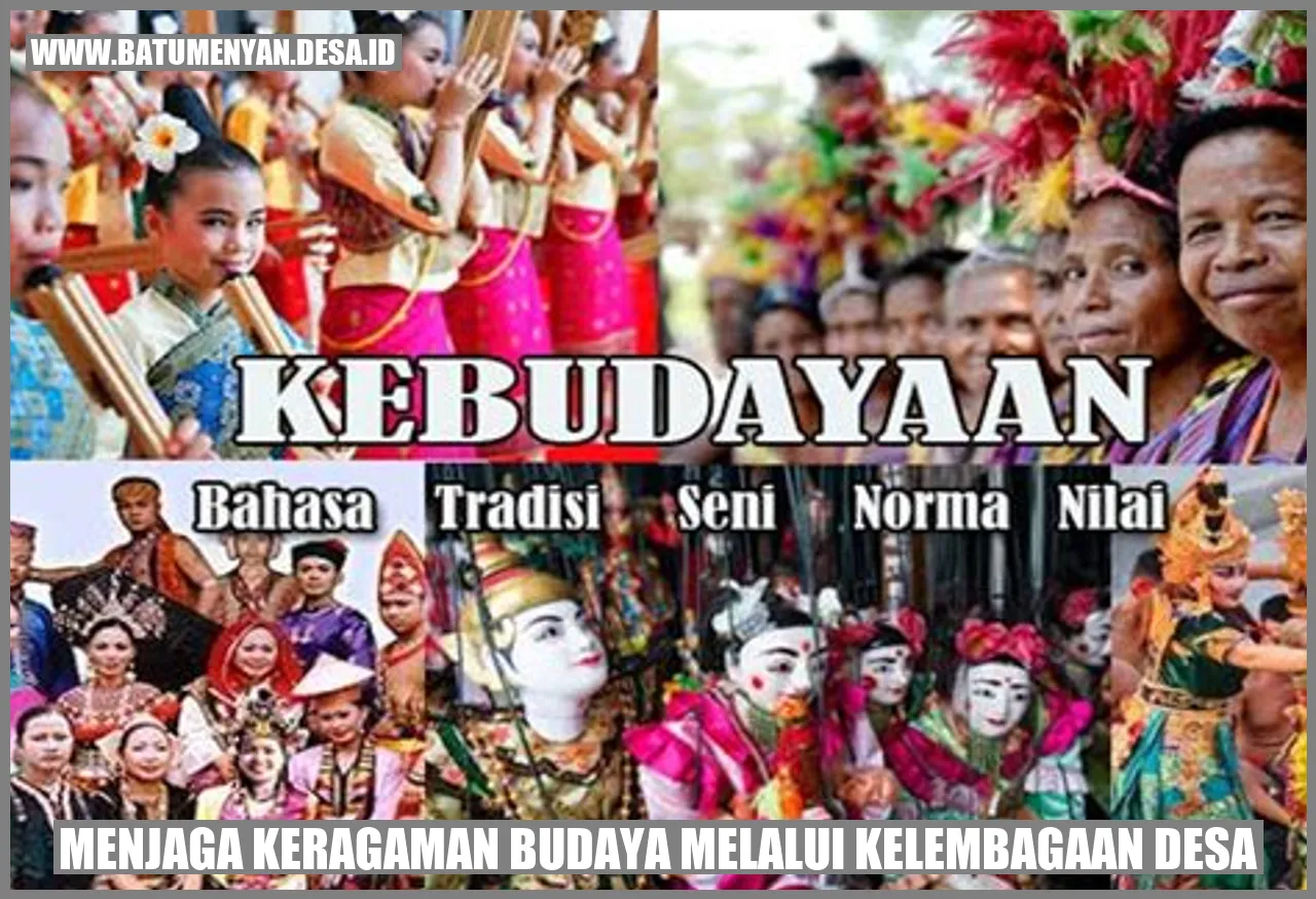 Gambar Menjaga Keragaman Budaya melalui Kelembagaan Desa