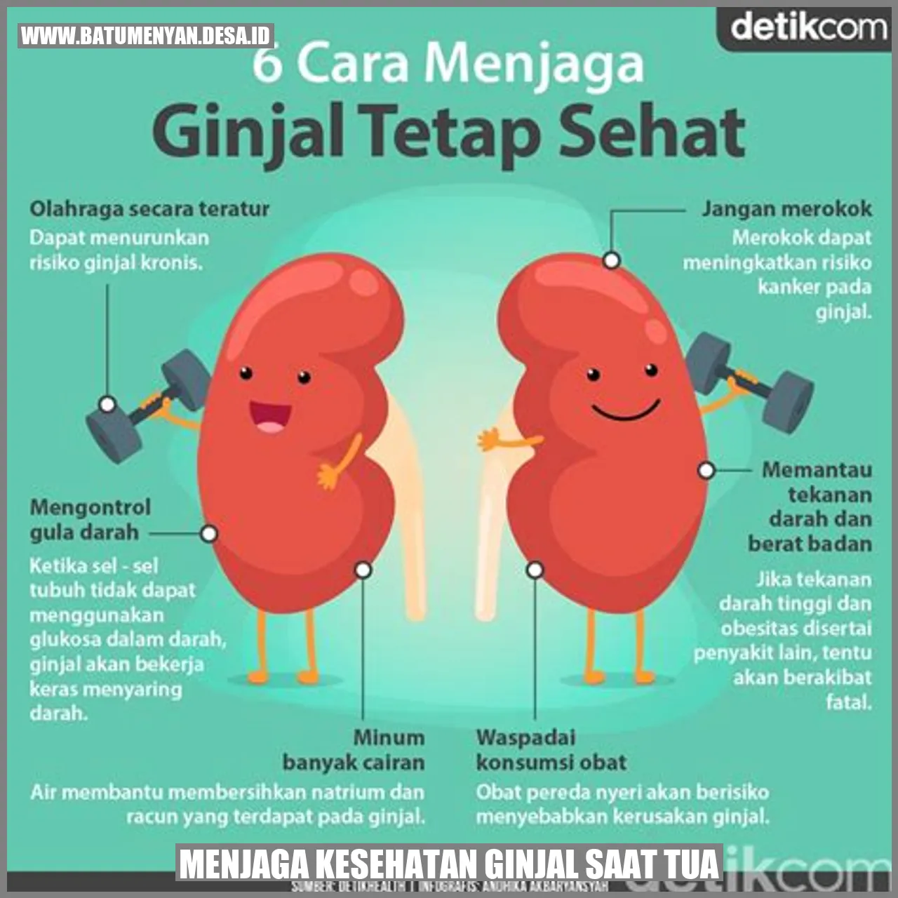 Menjaga Kesehatan Ginjal Saat Tua