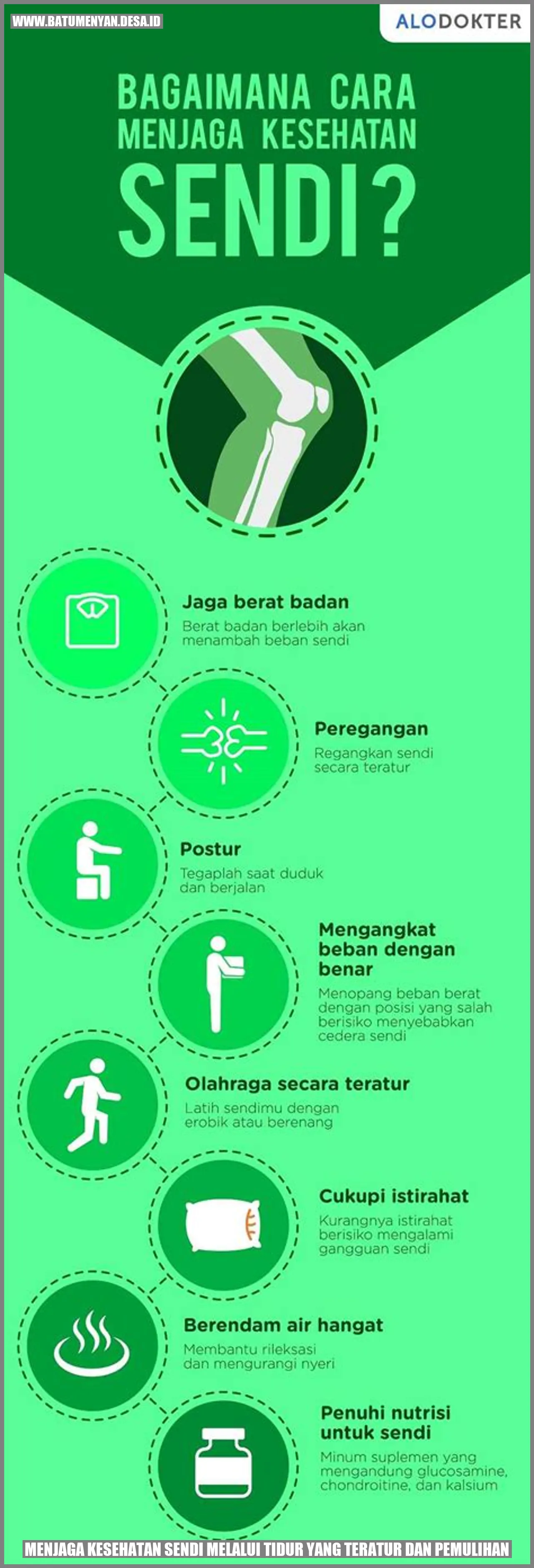 Tidur dan pemulihan untuk menjaga kesehatan sendi