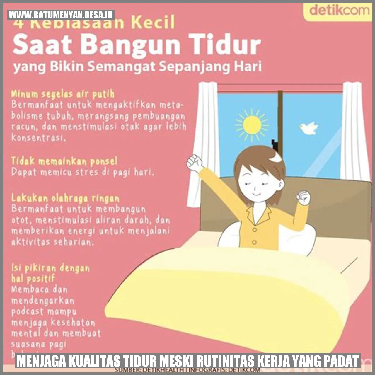 Menjaga Kualitas Tidur Meski Rutinitas Kerja yang Padat