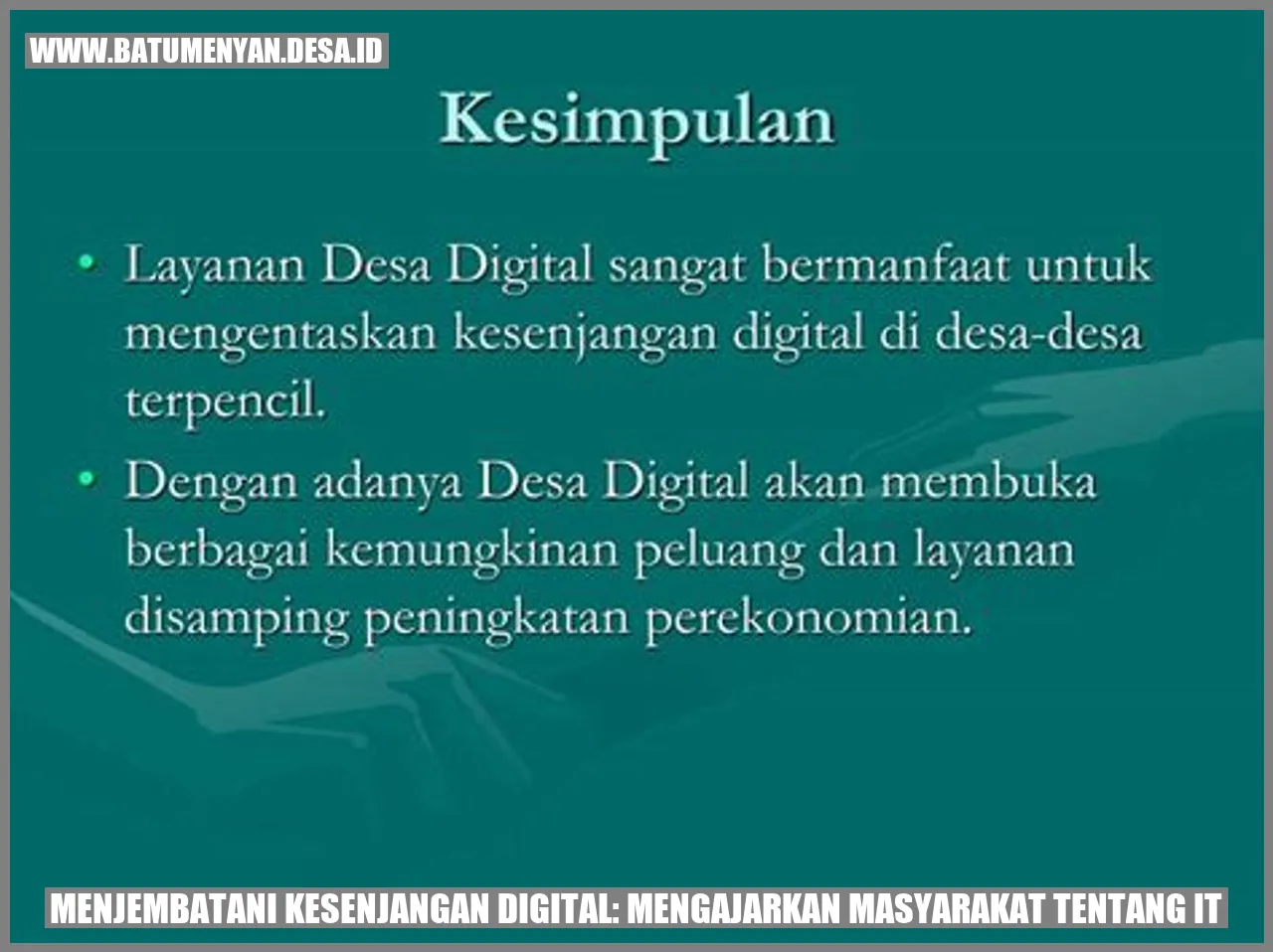 Menjembatani Kesenjangan Digital: Mengajarkan Masyarakat Tentang IT