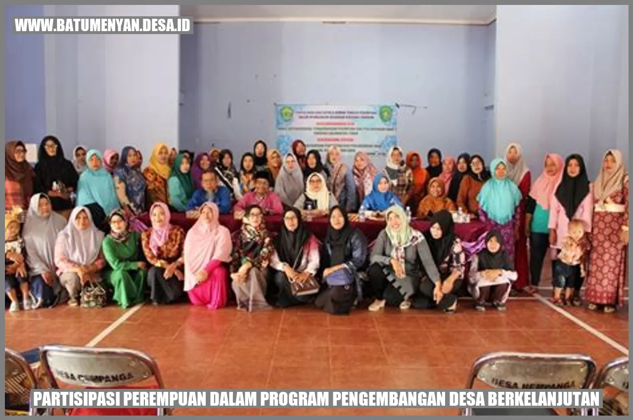 Partisipasi Perempuan dalam Program Pengembangan Desa Berkelanjutan