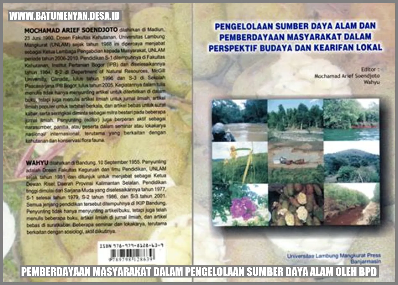 Pemberdayaan Masyarakat dalam Pengelolaan Sumber Daya Alam oleh BPD