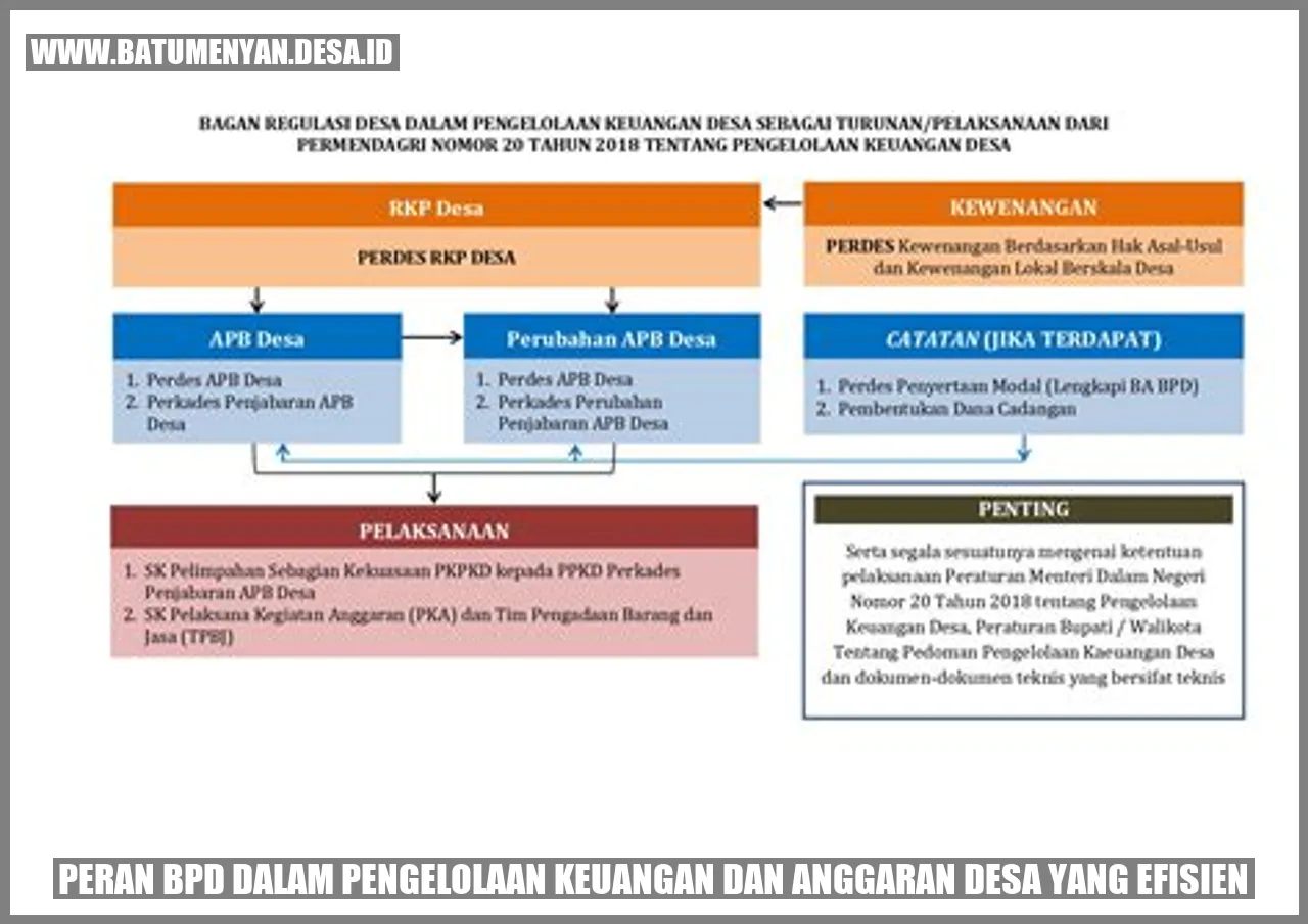 Peran BPD Dalam Pengelolaan Keuangan Dan Anggaran Desa Yang Efisien ...