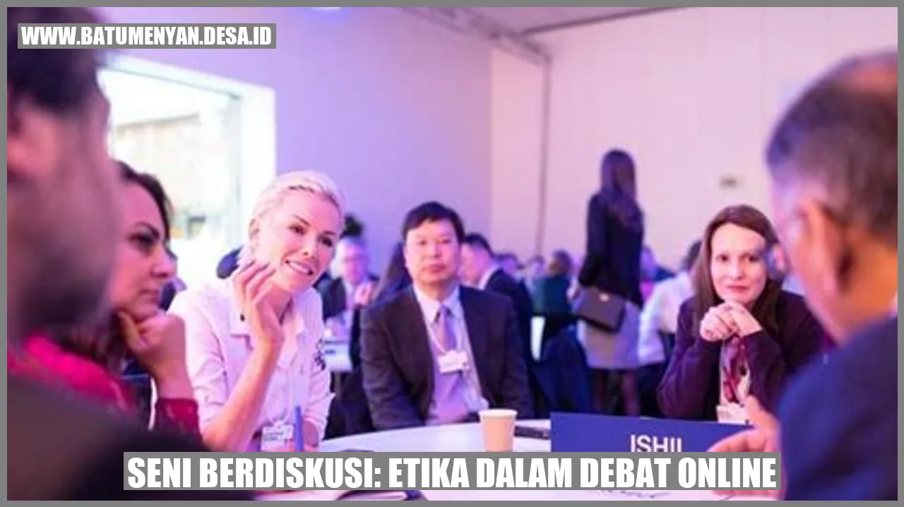 Gambar Seni Berdiskusi: Etika dalam Debat Online